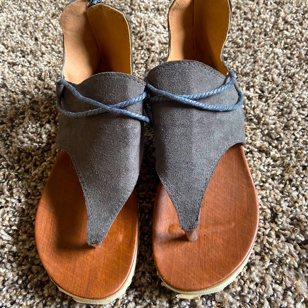 Grey Sandals